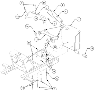 Part Location Diagram of 751-0655 MTD PIPE-EXHAUST VANGU